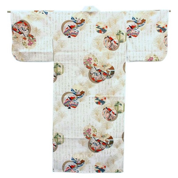 🎎 Kyoto Sen'i, The Tale of Genji Silk Kimono - Picture 11 of 16